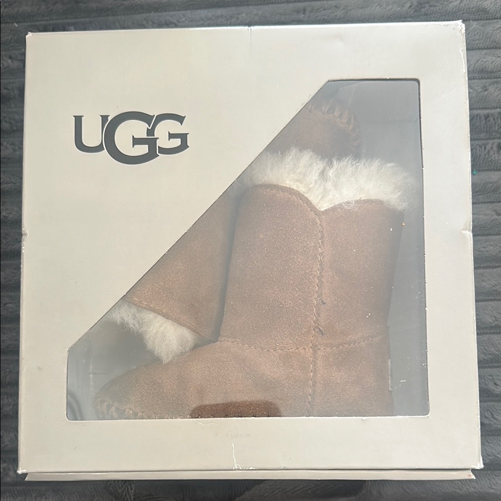 UGG Tan Sheepskin Boots with Cream Lining